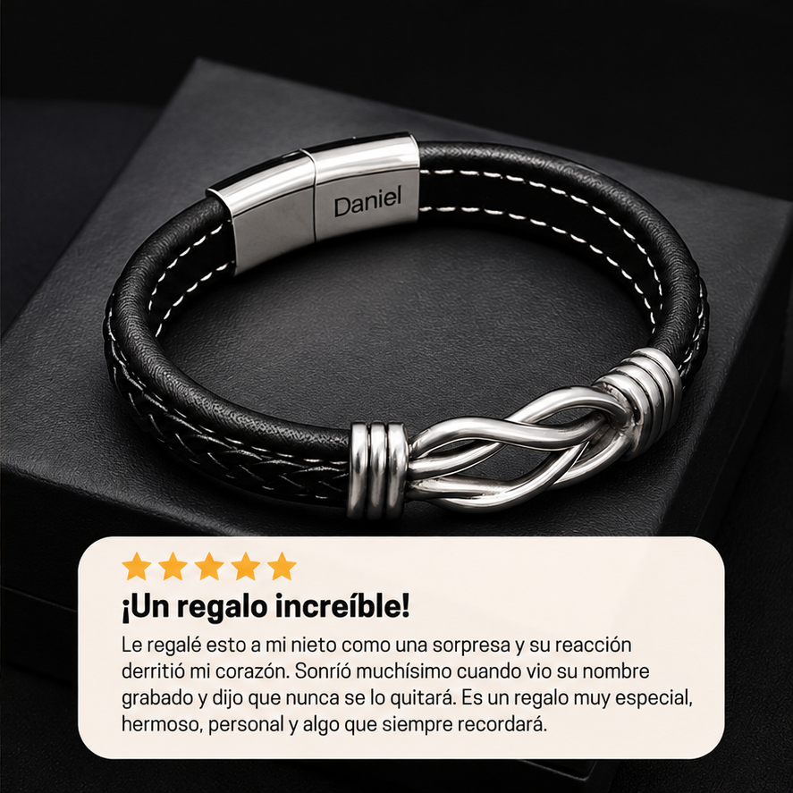 Shine & Love™ – Para Mi Nieto: Pulsera “Siempre Contigo”