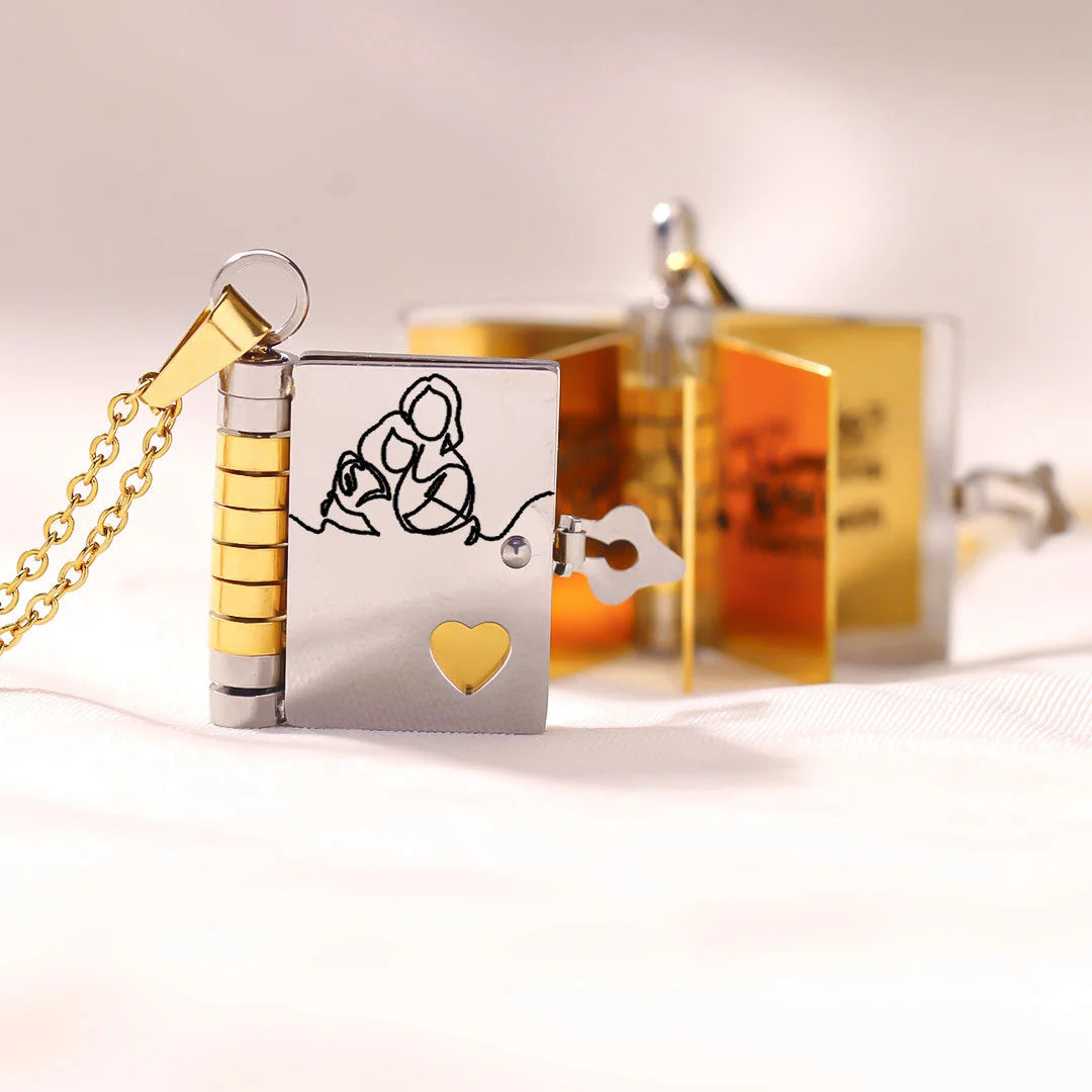 Shine & Love™ – Para Mi Nieta: Collar Libro