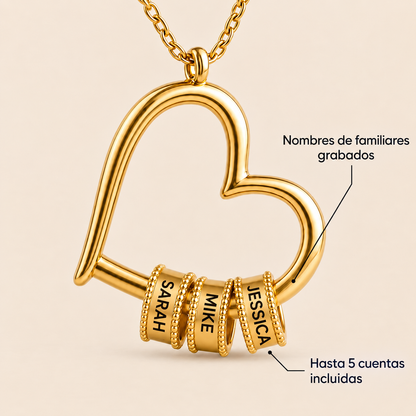 Collar Personalizable – Para Mi Esposa: Collar “El Corazón de la Familia”