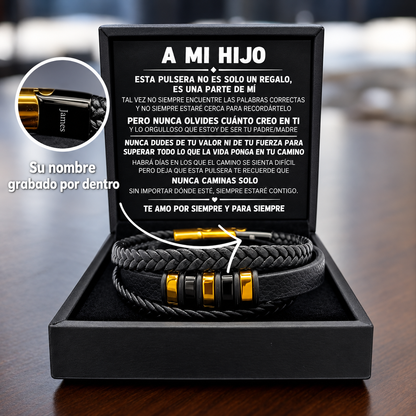 Shine & Love™ – Para Mi Hijo: Pulseras “Nunca Estás Solo”