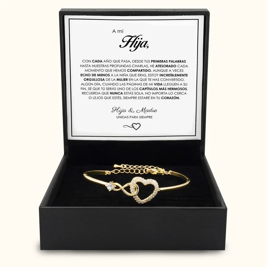 Shine & Love™ – Siempre Tuya: Collar de Corazón con Piedra de Nacimiento