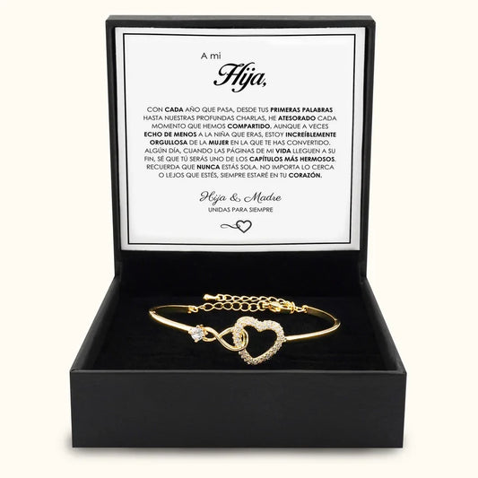 Shine & Love™ – Siempre Tuya: Collar de Corazón con Piedra de Nacimiento