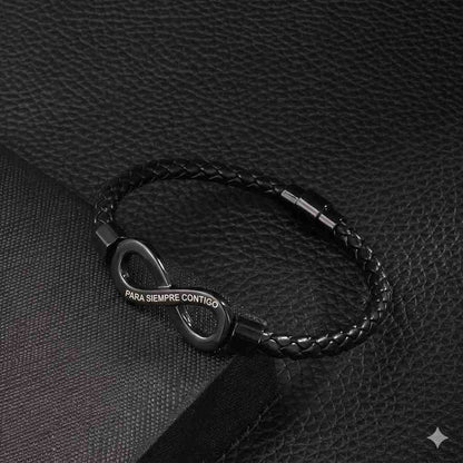 Shine & Love™ – Para mi Esposo: Pulsera Infinito “Siempre Juntos”
