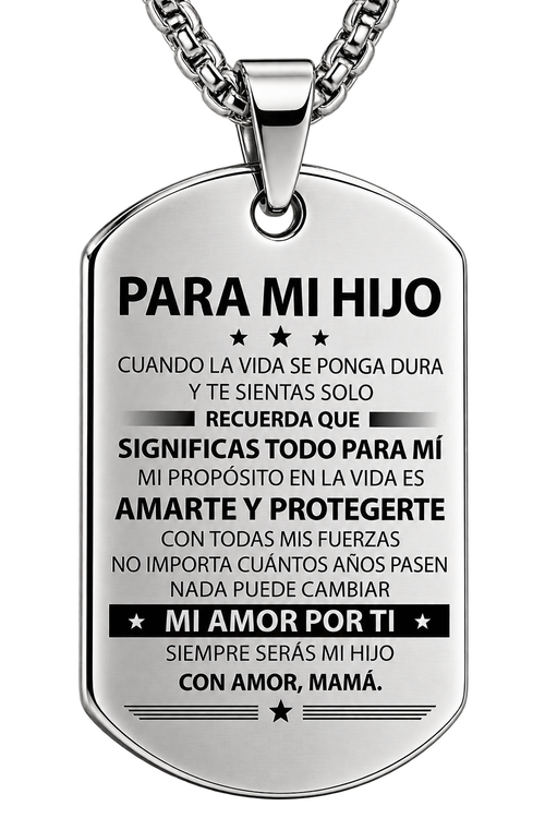 Para Mi Hijo – Collar “Mi Amor Por Ti”