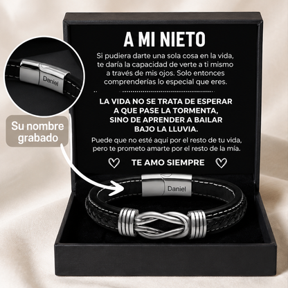 Shine & Love™ – Para Mi Nieto: Pulsera “Siempre Contigo”